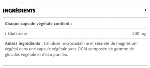 L-Glutamine Capsules · 500 mg - New Roots Herbal