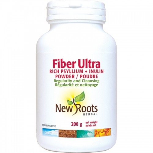 Fibre Ultra Riche Psyllium + Inuline Poudre - New Roots Herbal