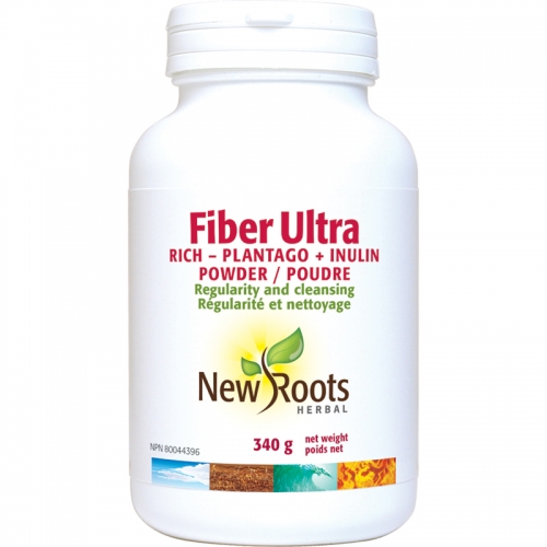 Fibre Ultra Riche - Plantago + Inuline Poudre - New Roots Herbal