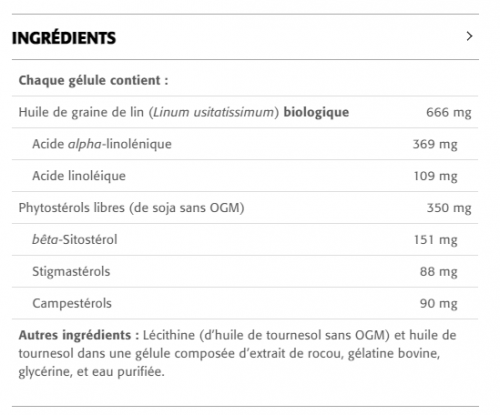 Stérols et Stérolines Cholestérols - New Roots Herbal