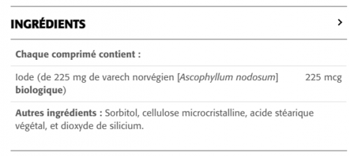 Varech 225 mg - New Roots Herbal