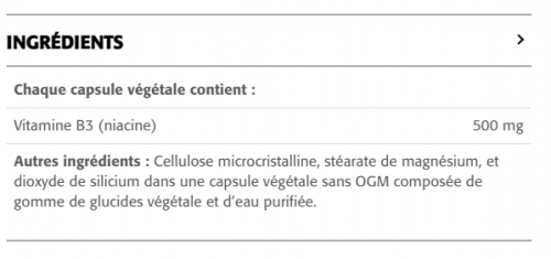 Vitamine B3 Niacine 500 mg - New Roots Herbal