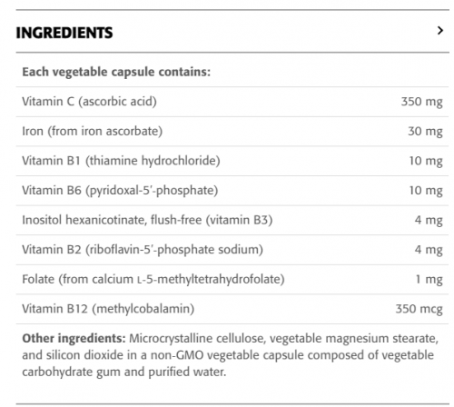 Ultra Iron 30 mg - New Roots Herbal