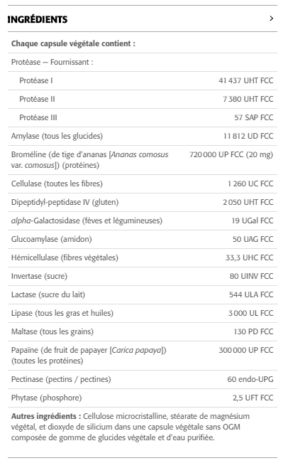 Enzymes Digestives Végétales - New Roots Herbal
