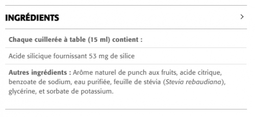 Silice Liquide Ongles et cheveux - New Roots Herbal