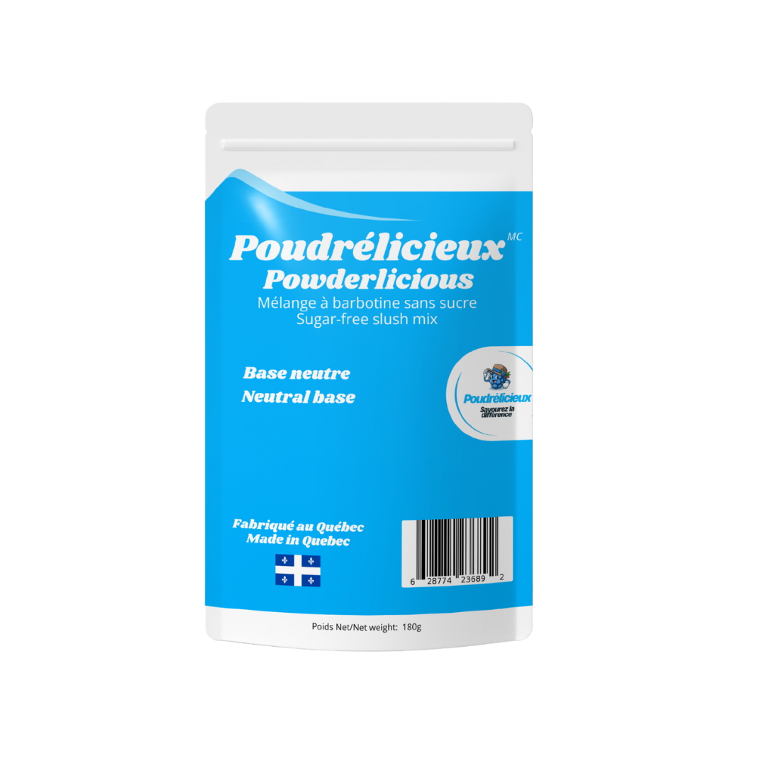 Base et saveur pour Slush sans sucre - Poudrélicieux