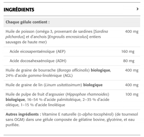 Oméga 3/6/7/9 - New Roots Herbal