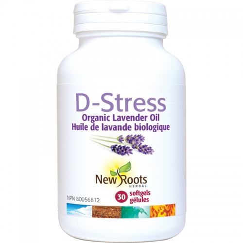 D-Stress Organic Lavender Oil - New Roots Herbal