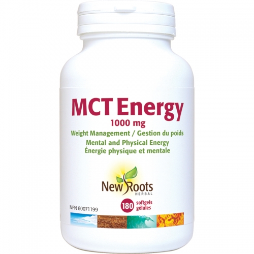 MCT Énergie Gélules · 1 000 mg - New Roots Herbal
