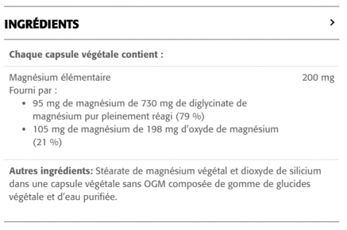 Diglycinate de Magnésium - New Roots Herbal