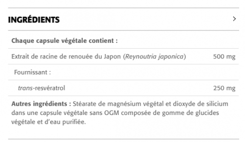 Resvératrol Max 500 mg - New Roots Herbal