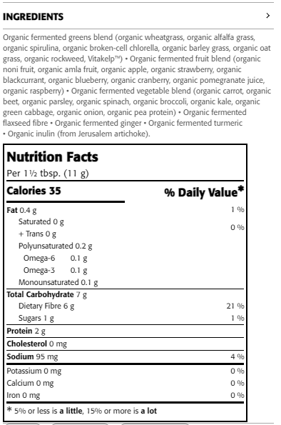 Fermented Superfood Blend + Inulin from Jerusalem Artichoke - New Roots Herbal