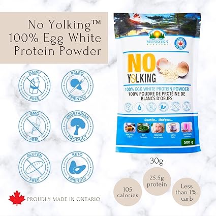 No Yolking - Poudre de protéine de blanc d'œuf