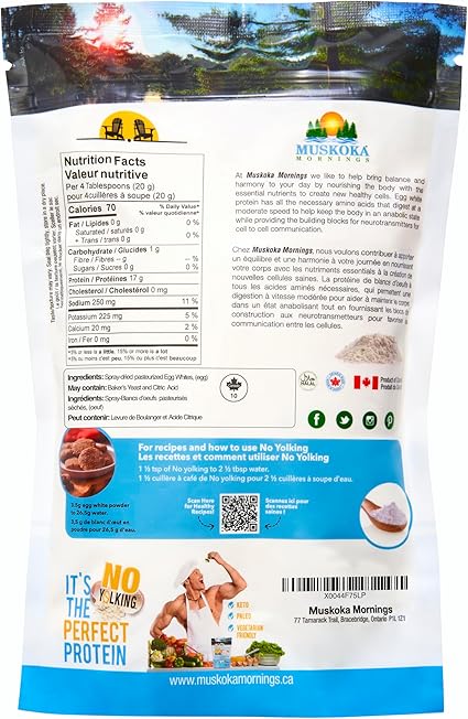 No Yolking - Poudre de protéine de blanc d'œuf