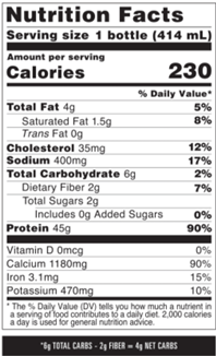 Quest Protein milkshake