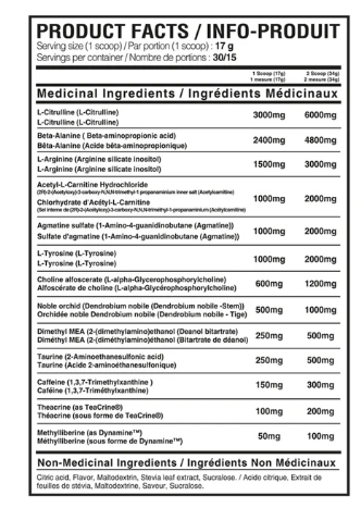 Fluffy Intense Pre-Workout