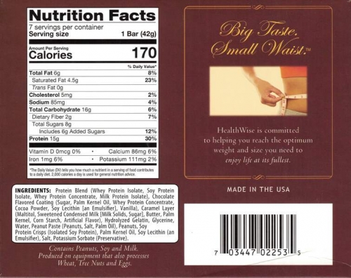 Barres protéinées à étages HW