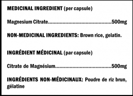 Mg Citrate 500