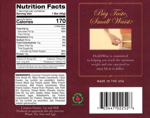 Barres protéinées à étages HW