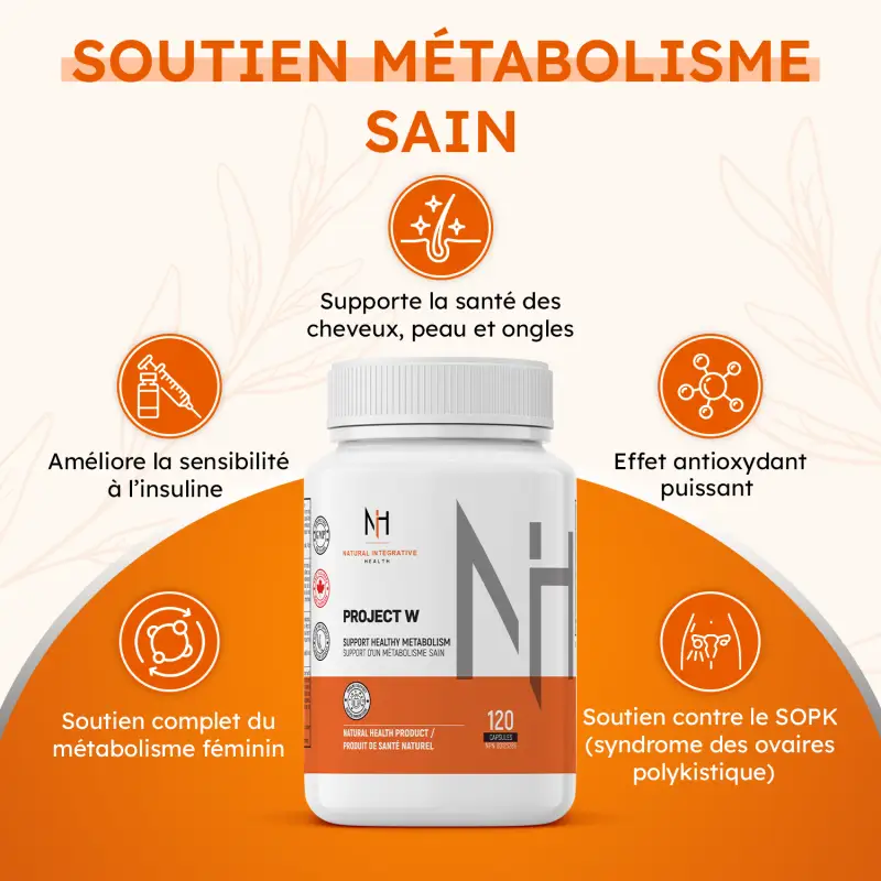Project W supplément en santé hormonal féminine -