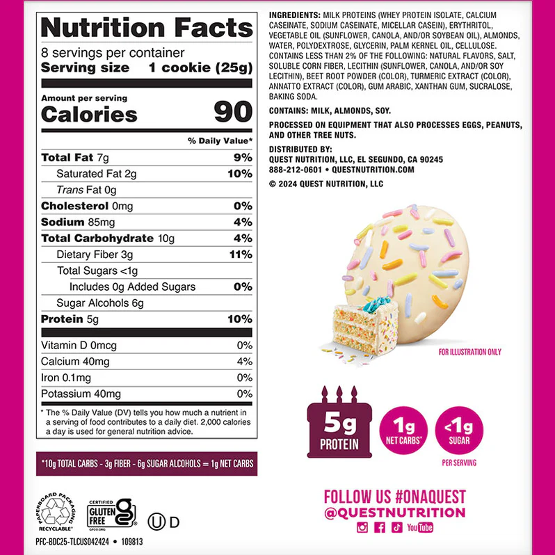 Quest Frosted Cookies