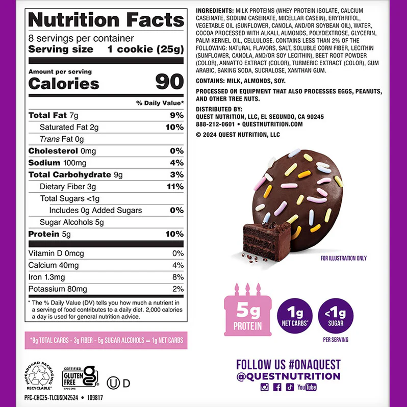 Quest Frosted Cookies