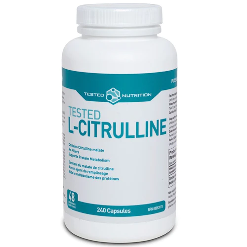 Tested Nutrition L-Citrulline Poudre et Capsules